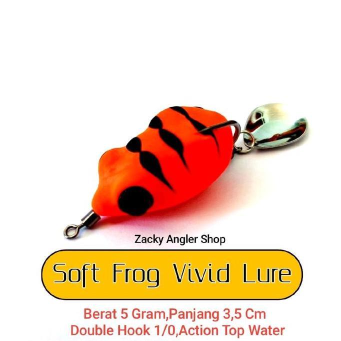 Soft Frog Mini Vivid Lure 3,5 Cm Umpan Casting Gabus