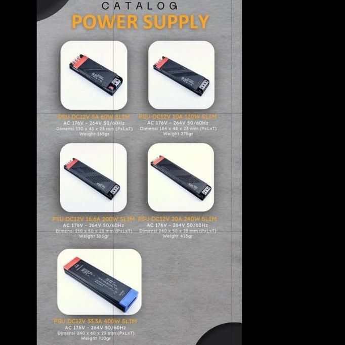 Promo RL Adaptor/SLIM/DC12V/INDOOR RayLED Diskon