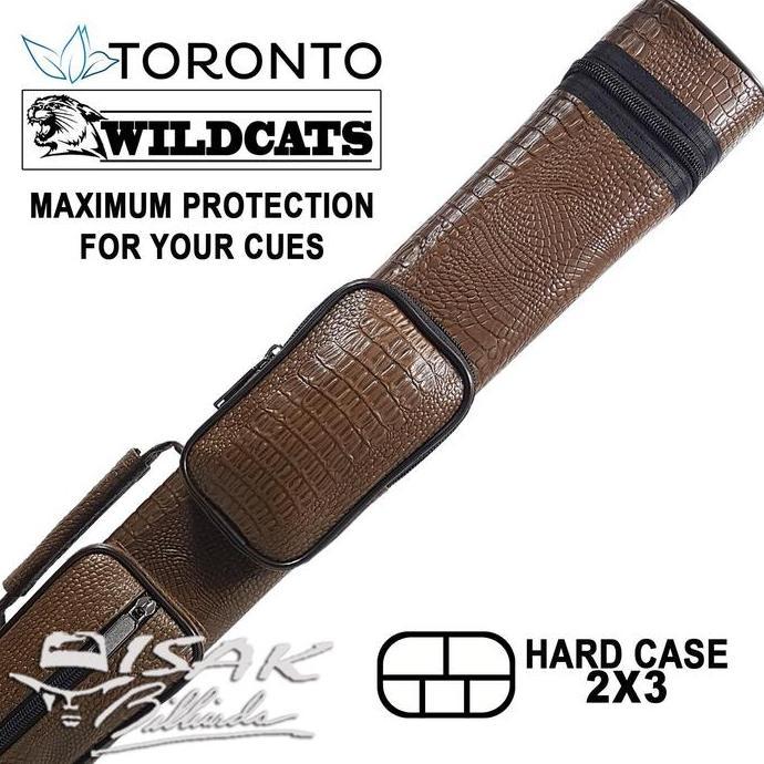 Toronto Wildcats 2x3 Case 333 - Tas Stick Cue Billiard Biliar 2B3S Terlaris