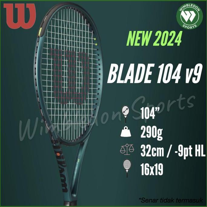 Raket Tenis Wilson Blade 104 v9 / Raket Wilson Blade v9 2024 Terlaris