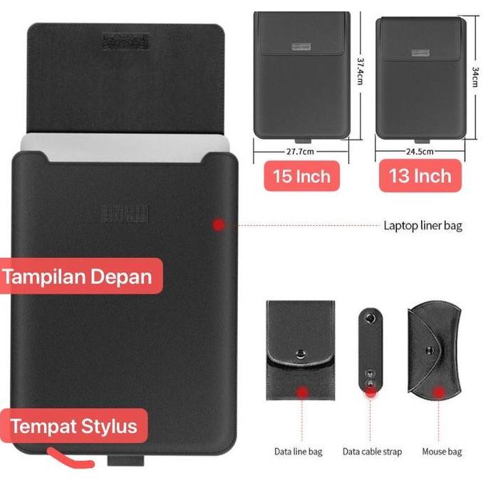 Asus Vivobook 13 Laptop Sleeve Powerpack Case Pouch Leather Premium