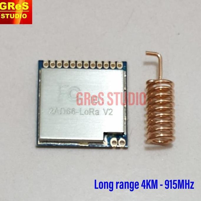 TERBARU Long range 4Km 868MHz | 915MHz sx1276 Lora module LoRa1276