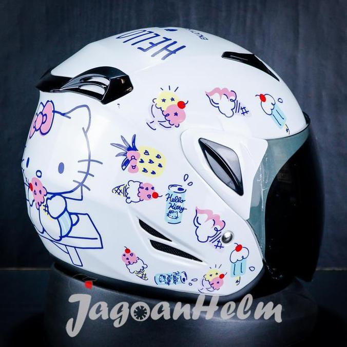ASCA HELM ANAK MOTIF | MODEL GM FIGHTER KIDS |  Motorcycle Terlaris