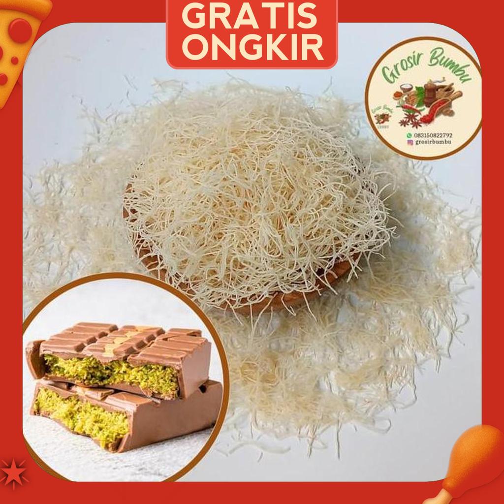 Adonan Kataifi Parut 500 Gram, Bahan Dasar Pastry untuk Kunafa dan Baklava