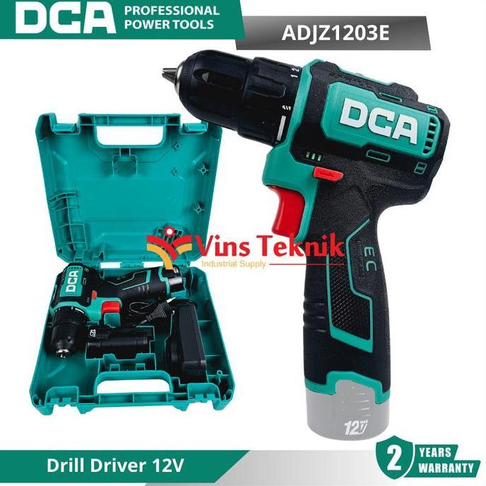 Murah Dca Adjz1203E Mesin Bor Baterai Cordless Brushless Drill Driver 12V Adjz1203