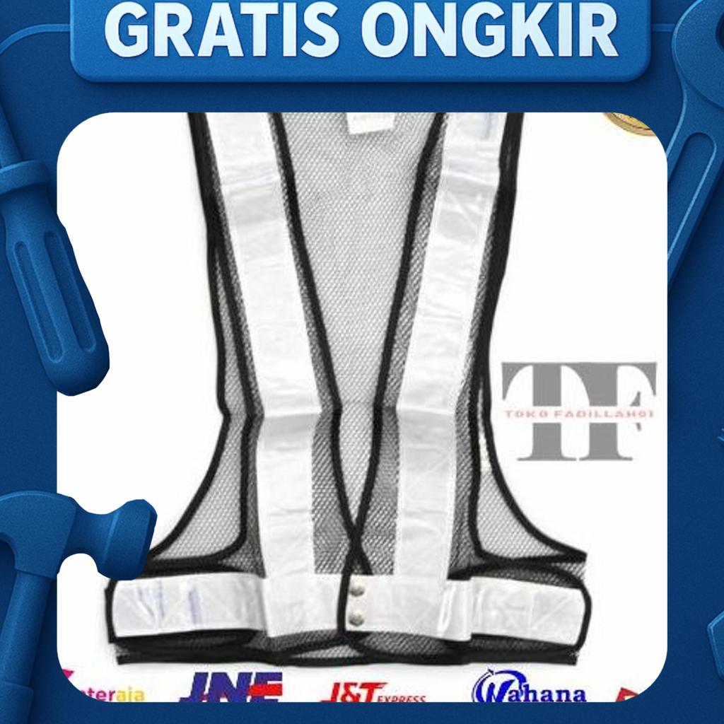 Krisbow Rompi Jaring Pengaman Kerja Mesh Safety Vest Rompi Krisbow