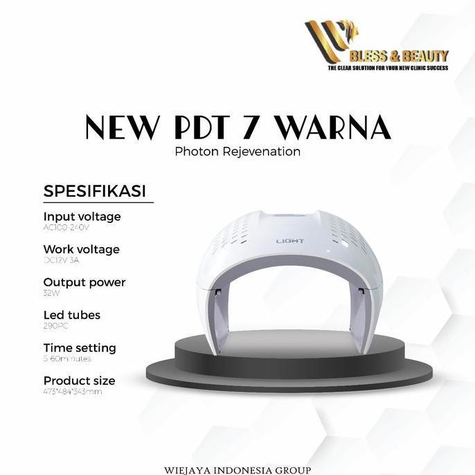 Ready PDT LIGHT 7 WARNA PHOTODYNAMIC THERAPY TREATMENT PDT LIGHT LED