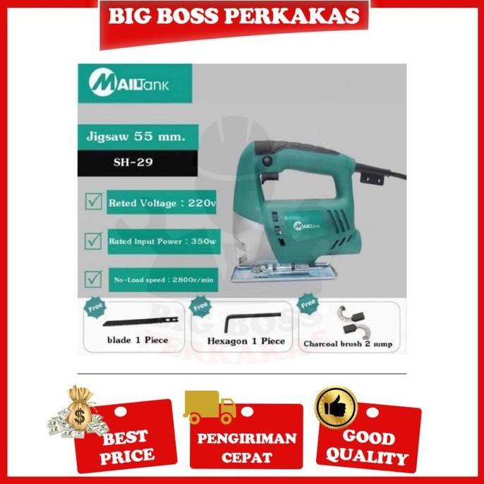 Promo Paket Tukang Kayu Gerinda Mailtank/Jigsaw Mailtank/Bor 10Mm Mailtank