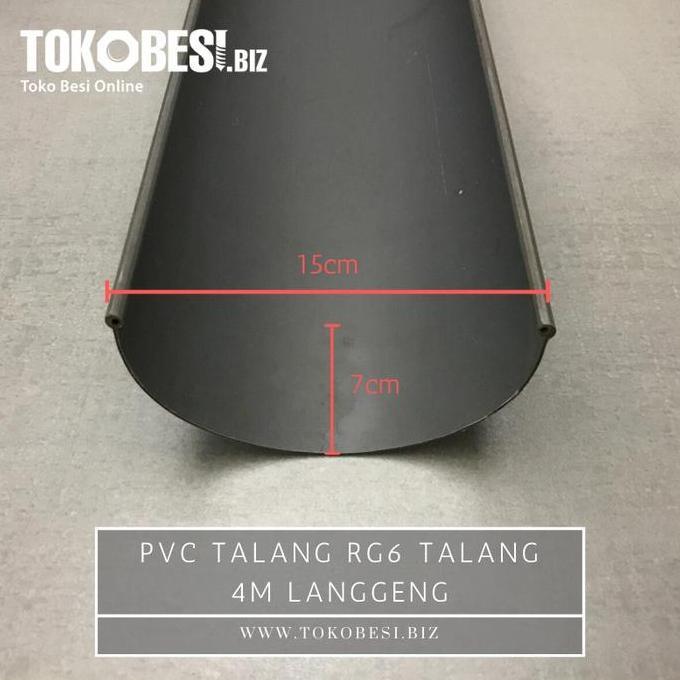 New- PVC Talang RG6 talang 4m Langgeng