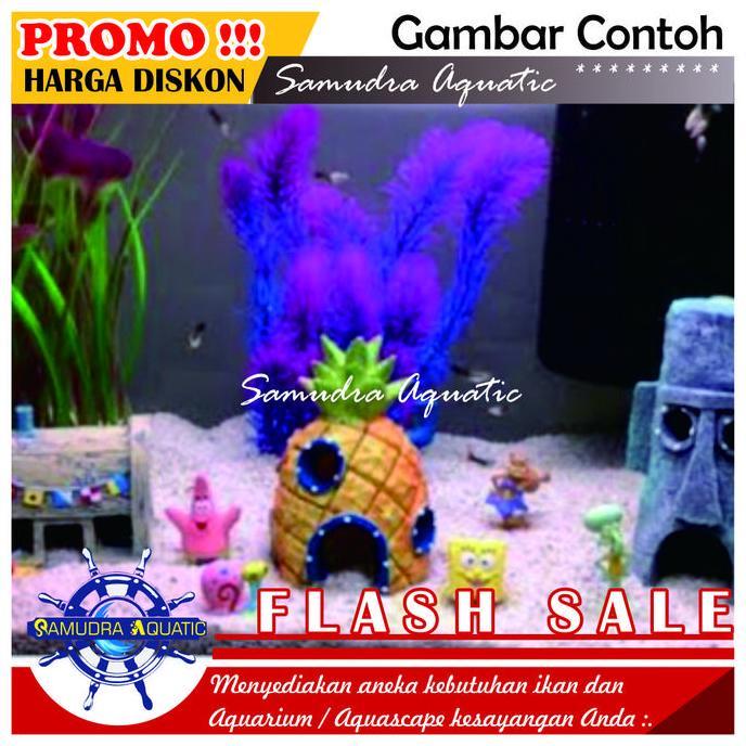 Hiasan SPONGEBOB Aquarium, Spongebob Aquarium, Mainan Spongebob Bikini