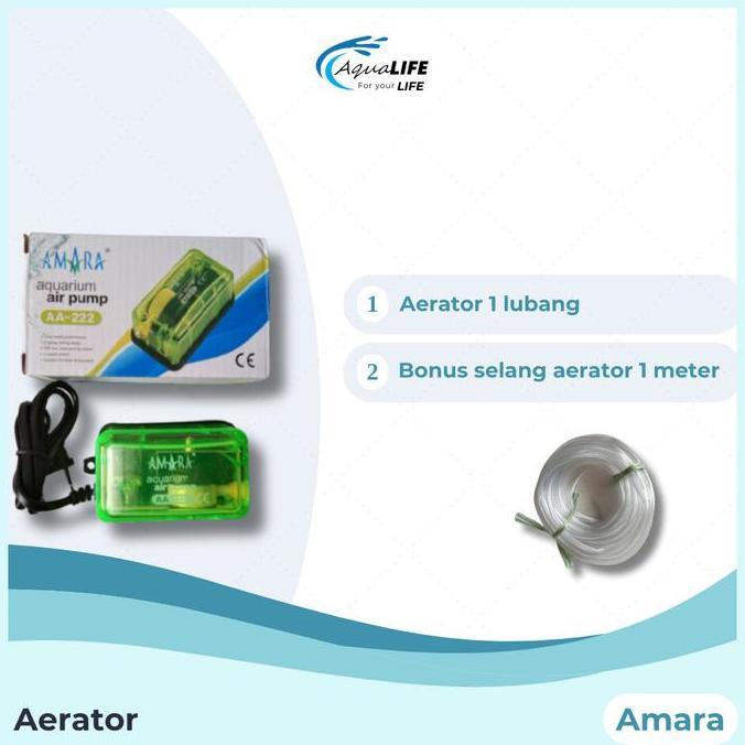 aerator aquarium amara bonus selang
