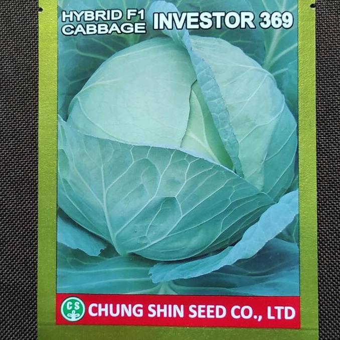 Benih kubis hibrida INVESTOR 369 isi 10 gram dari Chung Shin seed