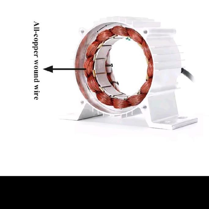 BLDC Dinamo Motor Listrik 24V 36V 48V 500W Sinewave Brushless Motor For Tricycles Sepeda Roda Tiga