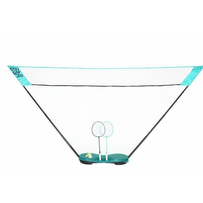SET EASY NET BADMINTON NET BULUTANGKIS SATU SET NET PORTABLE Terlaris