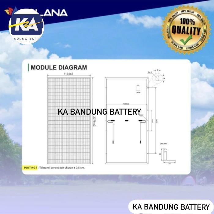 Solar Panel Surya Cell Solana 550Wp 550 Wp Mono Original Dan Terpercaya