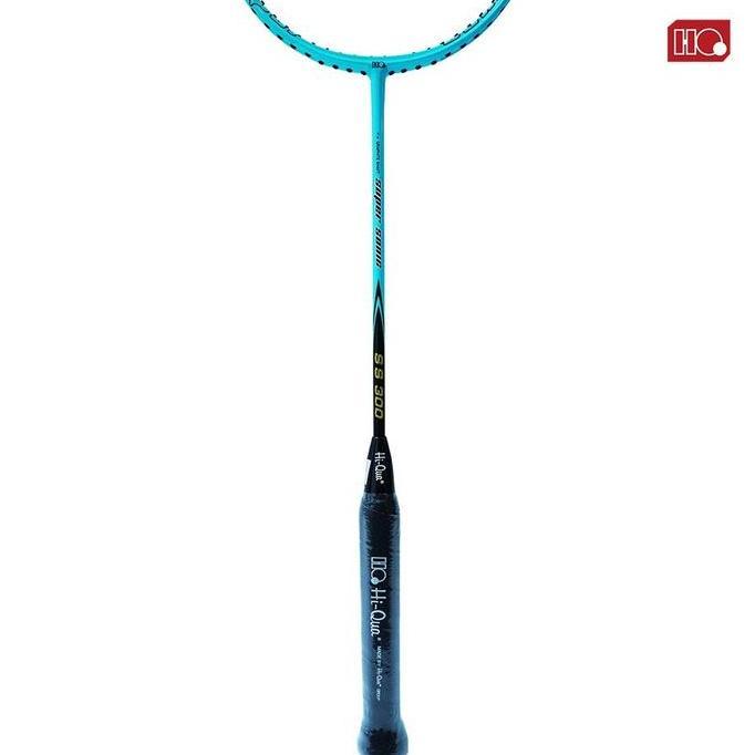 Hi-Qua Raket Badminton Bulutangkis Super Sonic Senar Terpasang Full Set Siap Pakai