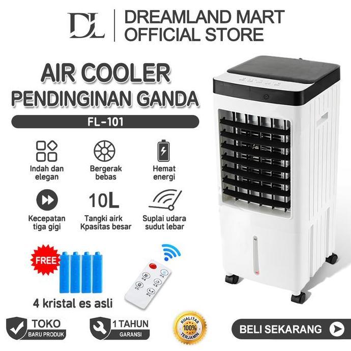 DEPAMA_T - DL MINI AIR COOLER KIPAS PENDINGIN PORTABLE AC REMOTE