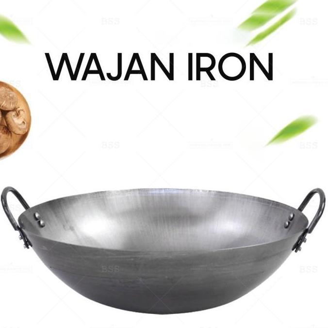 Wajan Besar Jumbo Iron Besi Penggorengan 73cm 80cm Kuali Goreng Wok AGR