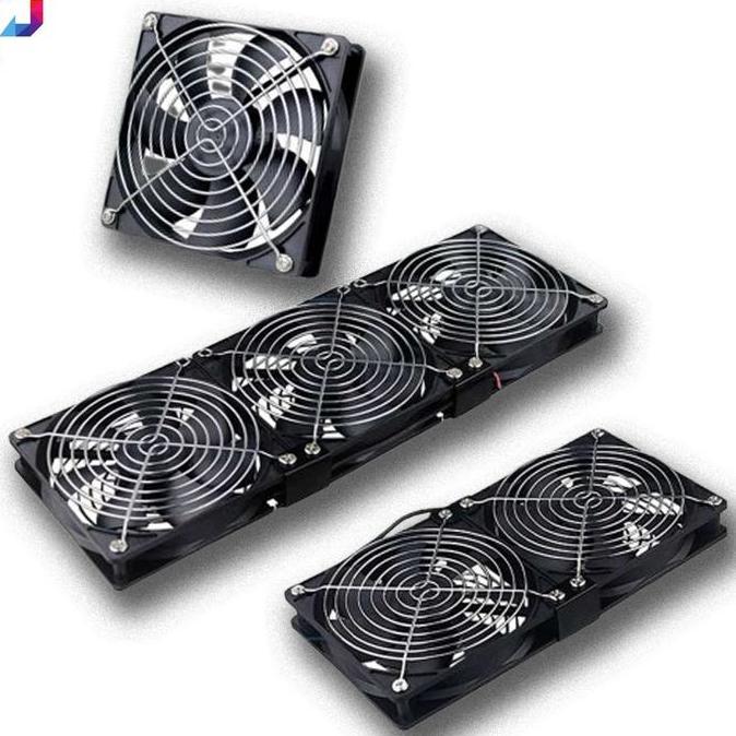 DEPAMA_T - ALAT PENDINGIN RACK SERVER KOMPUTER EXHAUST FAN CHASSIS CABINET 27 RPM 1-24V