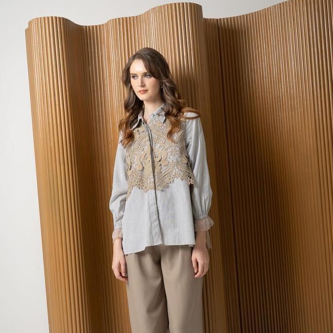 VAIA Atelier - Atasan Kemeja Wanita Moella