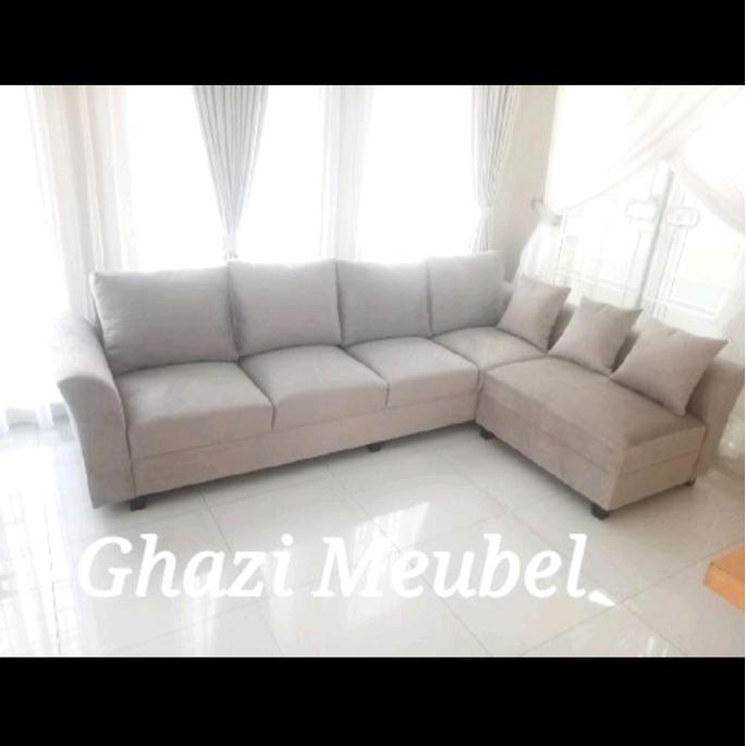 Terlaris Sofa L Modern - Sofa Ruang Tamu - Sofa Ruang Santai - Sofa Jumbo - Sofa Besar