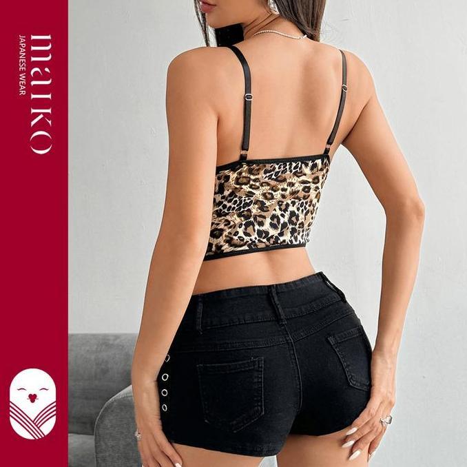 [ MAIKO JAPAN ] 649 Vest Tank Top Bustier Br Wanita Korea Princess Lace Bunga Atasan Bra