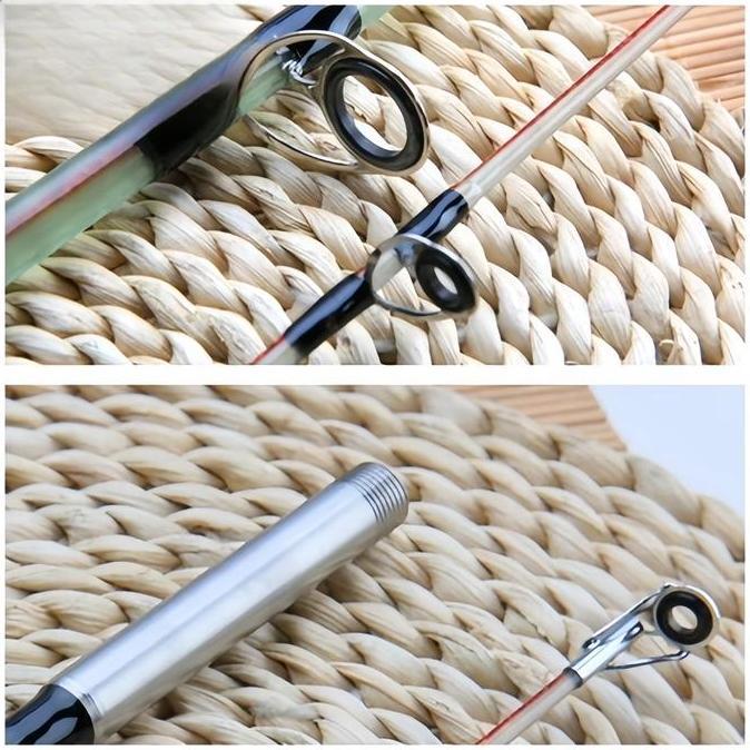 Joran Fiber Solid Drat Action 8-17 Lbs Medium 165-270cm Bening Carbon Spinning Rod 1.65m-2.1m Warna-