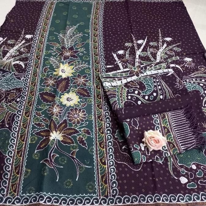 KAIN BATIK TULIS SARIMBIT COUPLE BAHAN DOBY DOBI BATIK FARIZA CIREBON