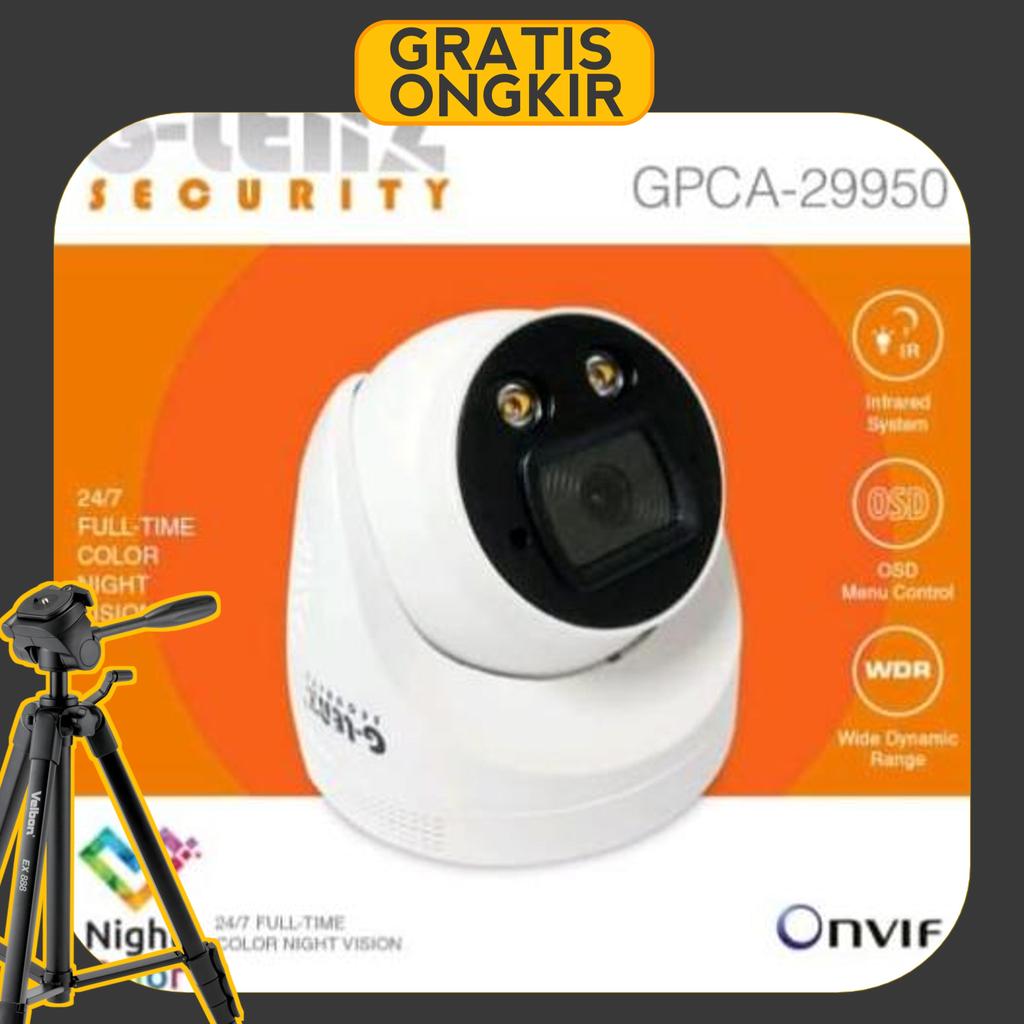 Kamera Cctv Glenz 5Mp 2560P Colorvu Indoor Built-In Mic Audio