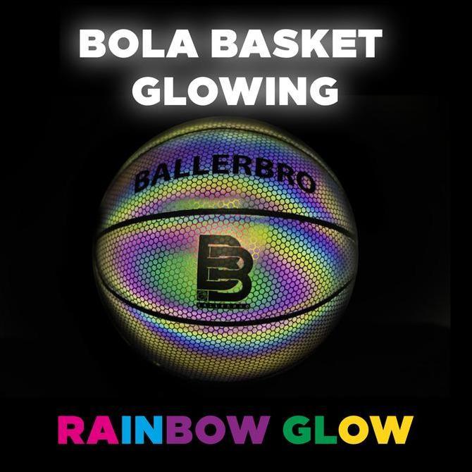 Ballerbro Glow Ball / Bola Glow Ballerbro - Rainbow Glow Terlaris