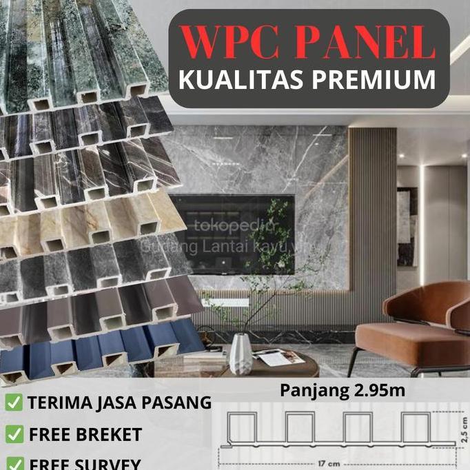 Wpc Dinding Motif Marmer [ Free Breket ]