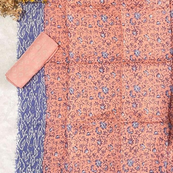 kajn batik semi sutra viscose warna pastel ayuan cirebon trusmi