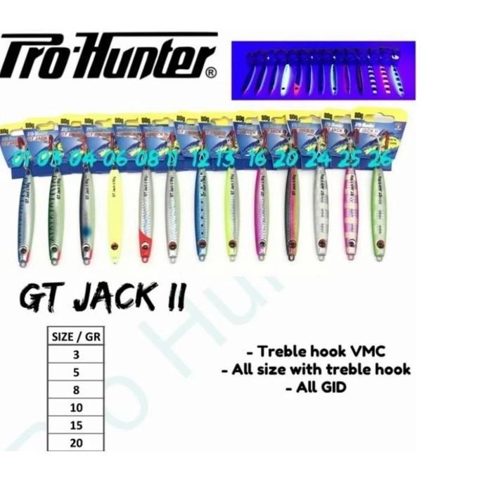 Umpan Pancing Metal Jig Pro Hunter GT Jack II Jig
