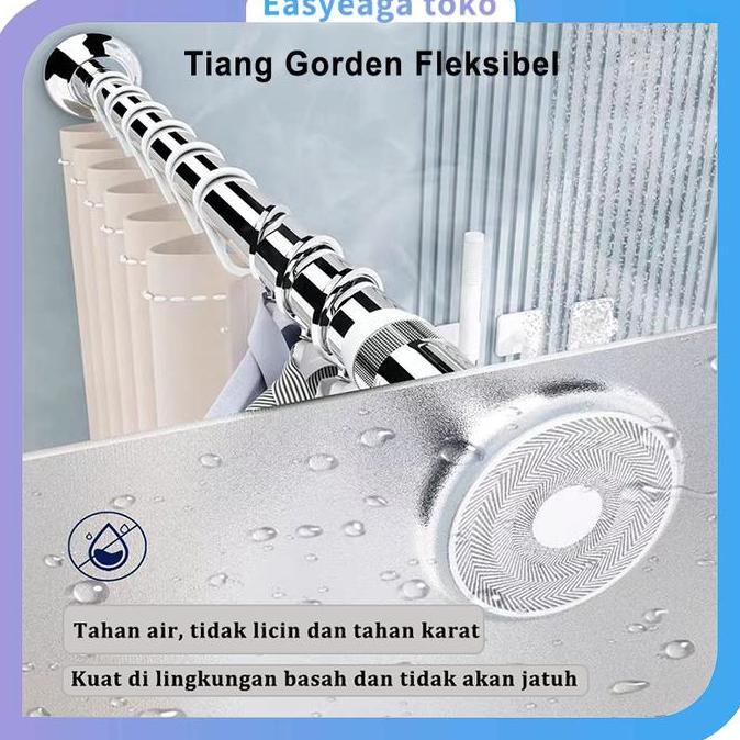 Tiang Gorden Fleksibel Besi Serbaguna