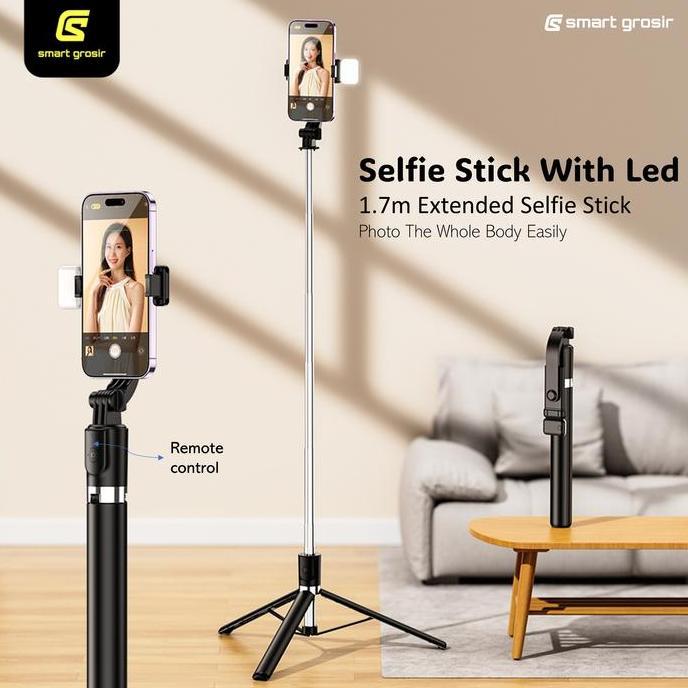 Dandimstoree - MIXIO 3521 Paket Tripod 2M + Remote Bluetooth + Ball Head + Bag