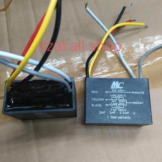 kapasitor kipas angin 5 kabel MC [terbaik]