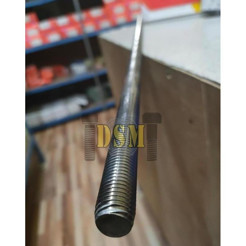 SS 304 / As Drat Stainless M16 / Long Drat 16 MM / Thread Rod M16x1 Meter SUS Steel