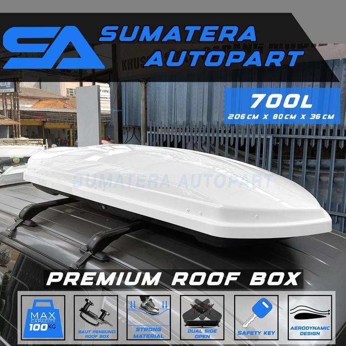 Roof box roofbox rofbox slim bagasi atas mobil universal material ABS kapasitas 700L 600L 550L