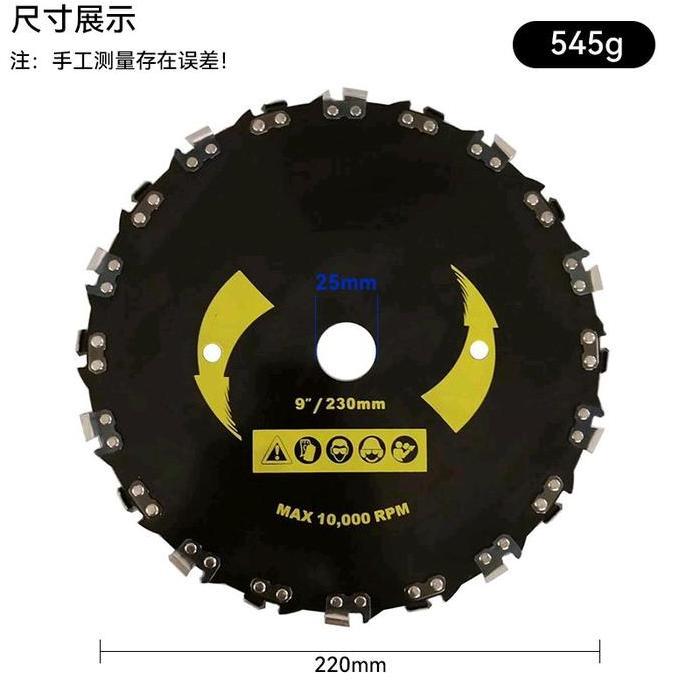 Mata pisau bulat potong rumput chainsaw