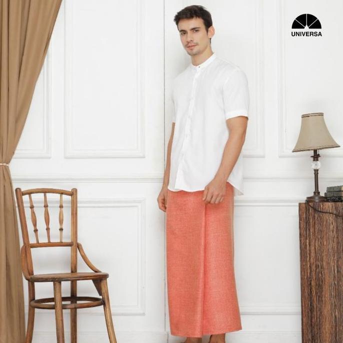 Spesial Sarung Universa - Orange (Premium Sarong) | Sarung Polos  Muslim | Sarung  Dewasa Pria