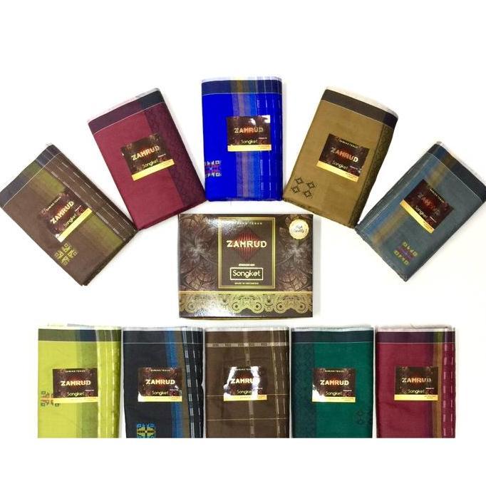 Miliki Sarung Tenun Zamrud Songket (Grosir)