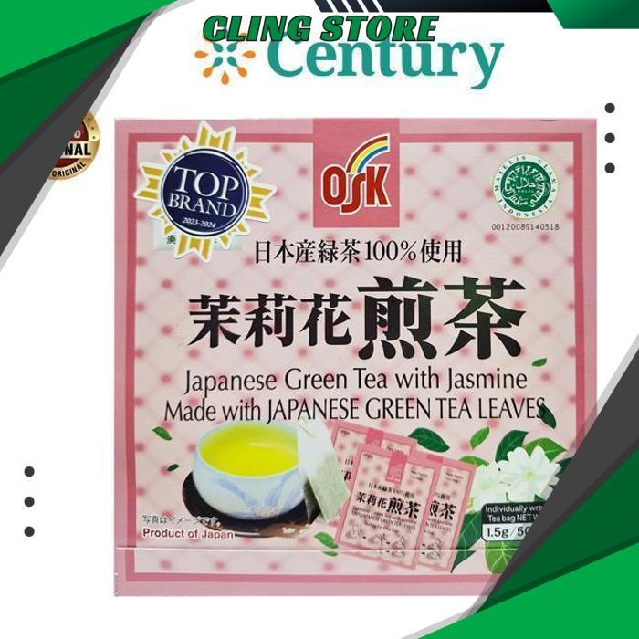 JAPANESE GRE TEA JASMINE 50 SACHET / MINUMAN / TEH HIJAU HITAM BEST PRODUK