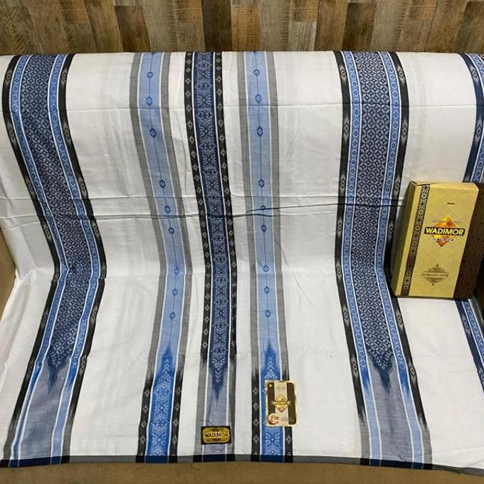 Diskon Sarung Putih Wadimor Jacquard Antik White Series