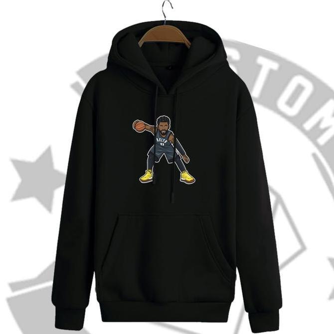 Sweater Hoodie Nba Brooklyn Nets Kyrie Irving Cartoon