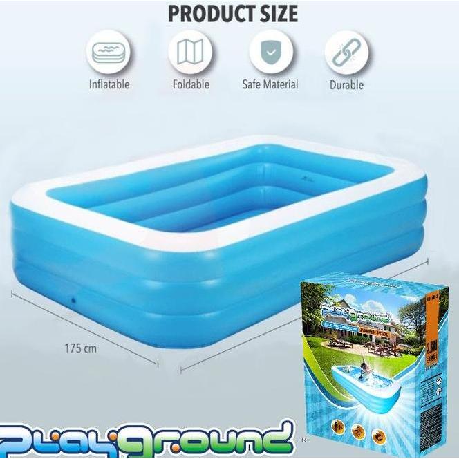 Playground 54063Ring Kolam Renang Anak Kolam Anak Kolam Renang Anak 3 Ring Kolam Jumbo