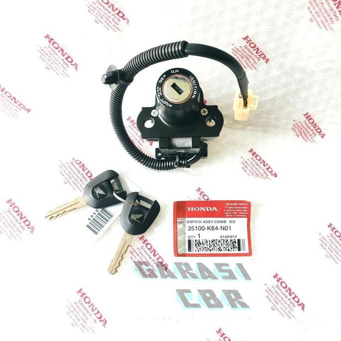 35100K64N01- Switch Assy Comb & Ice CBR 250RR- Kunci Kontak CBR 250RR Terlaris