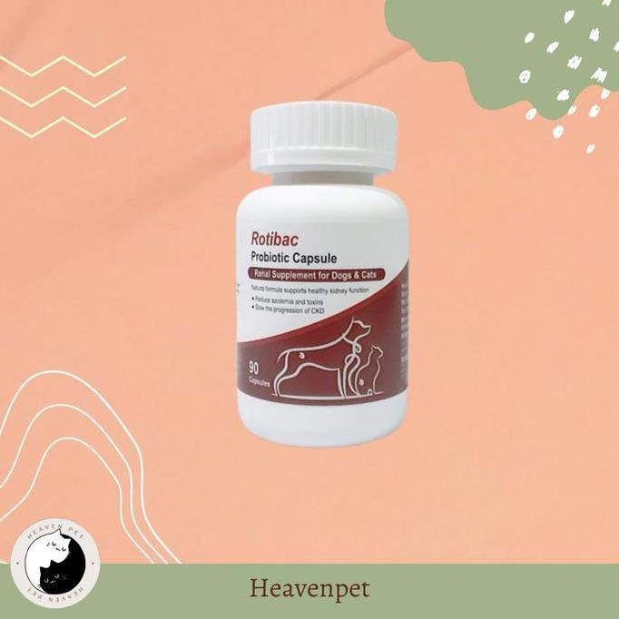 ROTIBAC - suplemen ginjal anjing & kucing