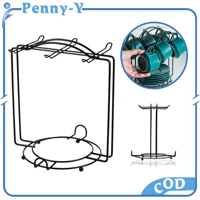 Rak Gantung Cangkir Stainless Steel/Rak Gelas Gantung/Rak Gelas Besi