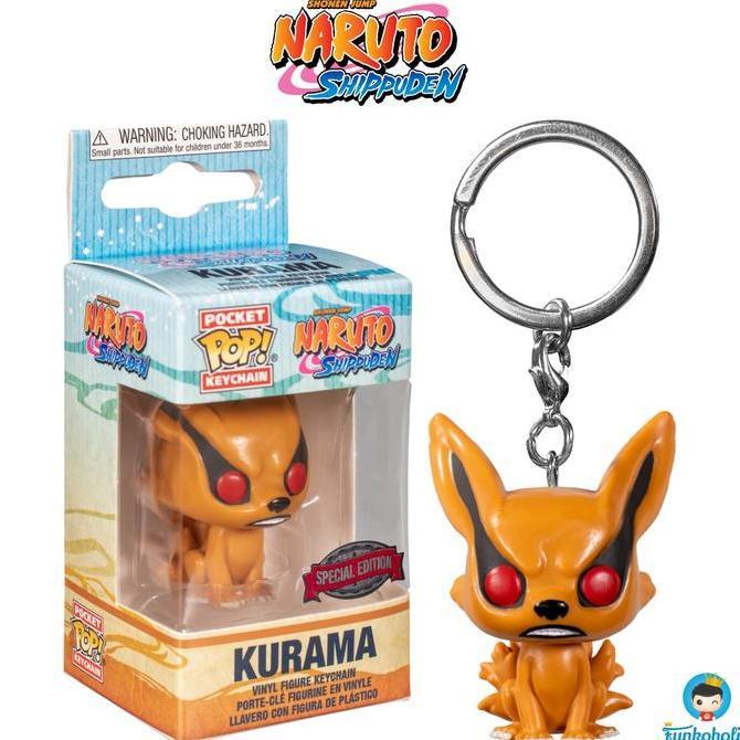 Funko Pocket Pop Keychain Animation Naruto Shippuden Kurama Exclusive
