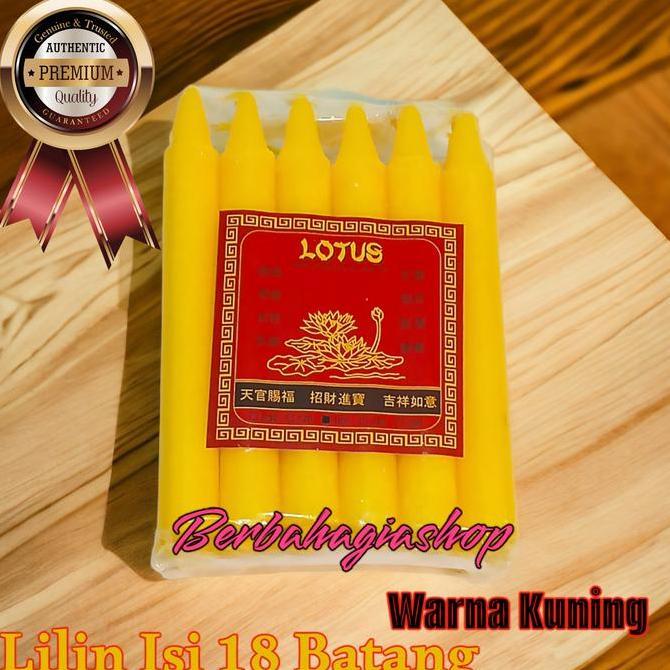 lilin kuning sembahyang/lilin kuning/lilin kuning polos/lilin puja
